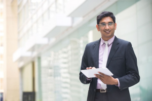 employee using digital communications