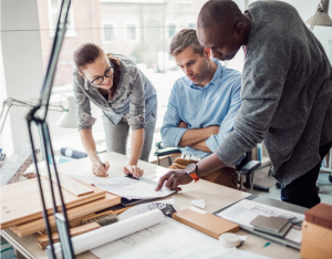 reviewing new hire's work