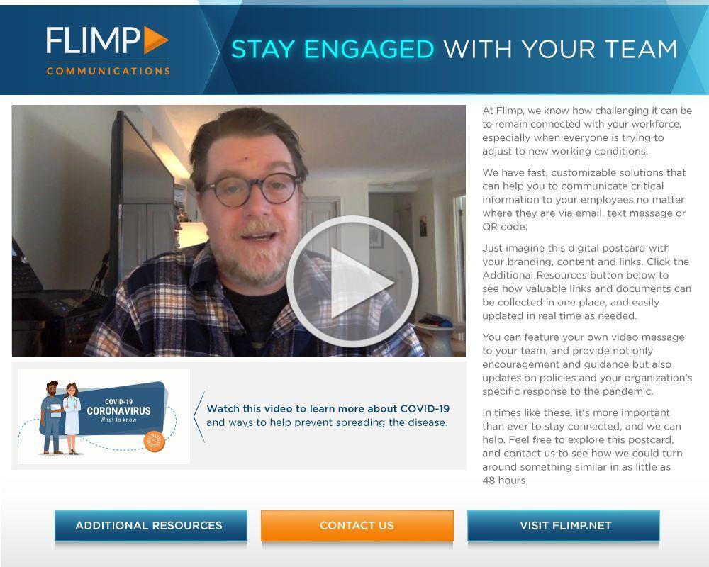 Flimp Communications COVID-19 employee communications